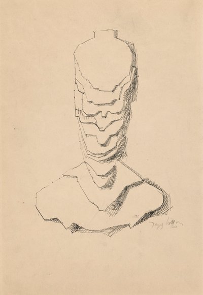 Abstract Construction (Baudelaire) by Jacques Villon