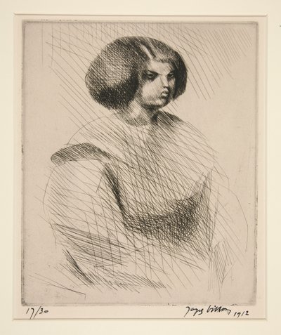 Young Mulatto by Jacques Villon