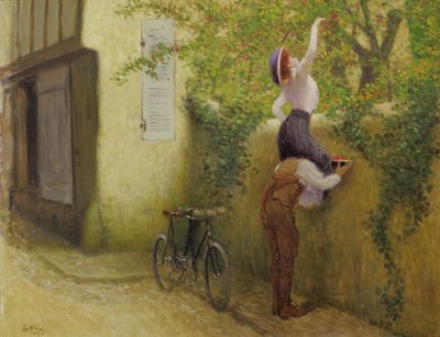 Collecting Plums by Jacques Wely