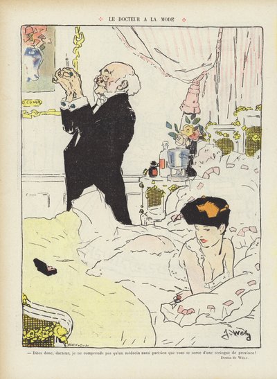 Illustration for Le Rire by Jacques Wely