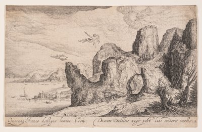 Landscape with the Fall of Icarus, from Landscapes by Jacques de Gheyn II