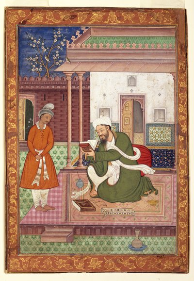 A Learned Man with His Pupil, c.1570 by Jagjivan