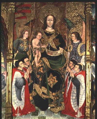 Madonna and Child, Central Panel of the Paeria Altarpiece Dedicated to St. Michael by Jaime Ferrer II