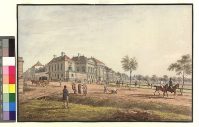 The Auersperg Palace on the Josefstadt Glacis by Jakob Alt