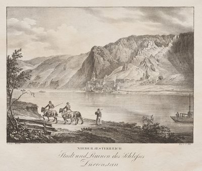 Lower Austria, City and Ruins of the Castle by Jakob Alt