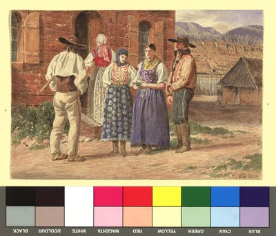 Slovak Costumes by Jakob Alt