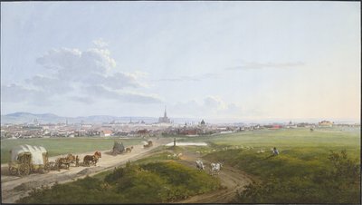 View of Vienna from the Spinner on the Cross, 1817 by Jakob Alt