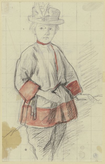 Boy with the Red Sleeves by Jakob Becker