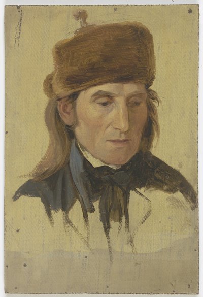 Farmer with a Fur Cap by Jakob Becker