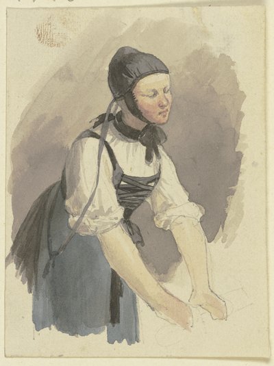 Woman, Grasping by Jakob Becker