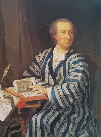 Portrait of Samuel Isaak Emanuel Gross (1732-1763), Officer in the Swiss Guard by Jakob Emanuel Handmann