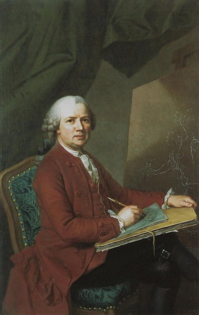 Self-portrait by Jakob Emanuel Handmann