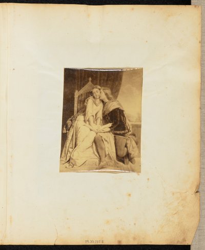 Painting of Young Man and Woman by Jakob Höflinger