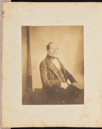 Studio Portrait of a Man by Jakob Höflinger