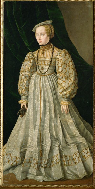 Archduchess Anna, Daughter of King Ferdinand and His Wife, Anna of Hungary, Married Albrecht of Bavaria by Jakob Seisenegger