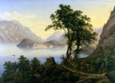 View of Bellagio on Lake Como by Jakob Suter