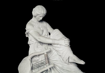 Sappho, Greek poet of Antiquity by James Pradier
