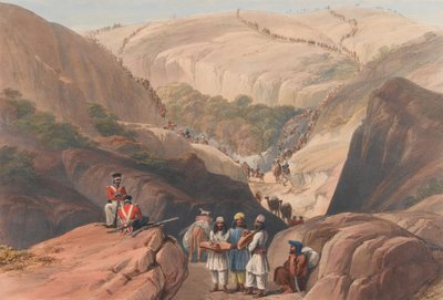 The First Descent through the Koojah Pass by James (after) Atkinson