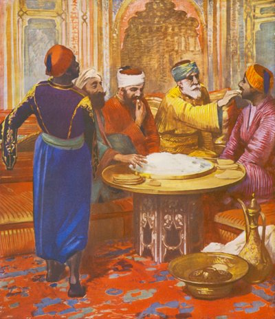 Holy Land: The evening meal among the Belladeen by James (after) Clark