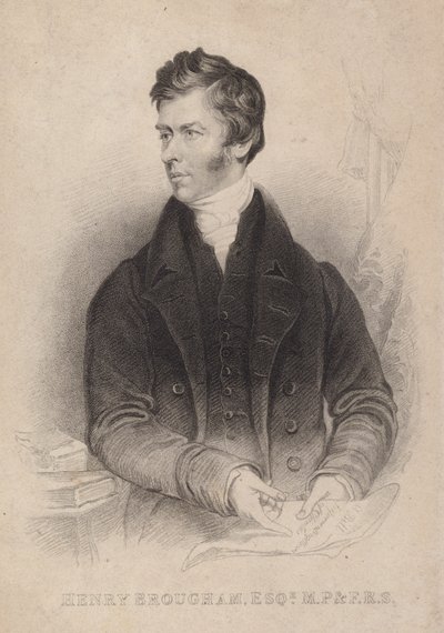 Henry Brougham by James (after) Lonsdale