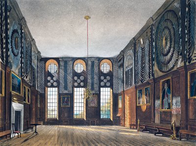 Chamber of guard, From The History of the Royal Residences by James (after) Stephanoff