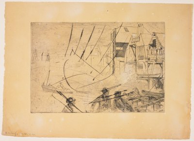 A Wharf by James Abbott McNeill Whistler