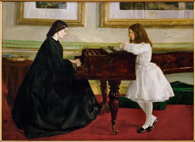 At the Piano by James Abbott McNeill Whistler