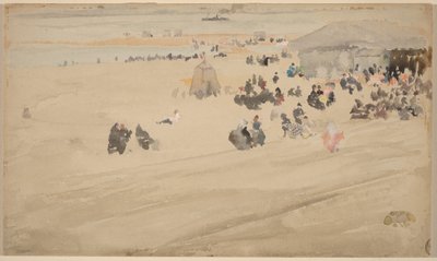Beach Scene, Probably 1885 by James Abbott McNeill Whistler