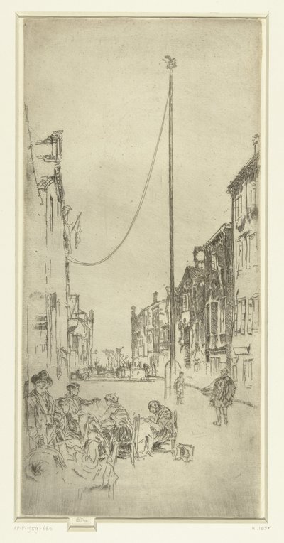 The Mast by James Abbott McNeill Whistler