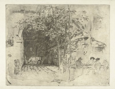 Passage Under a House in Venice by James Abbott McNeill Whistler