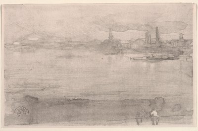 Early Morning: The Thames at Battersea, London by James Abbott McNeill Whistler