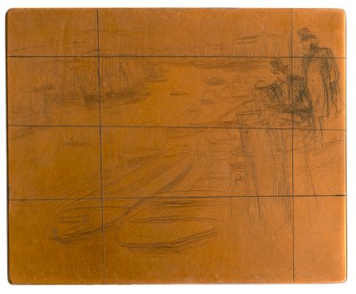 Etching plate: The Little Pool by James Abbott McNeill Whistler