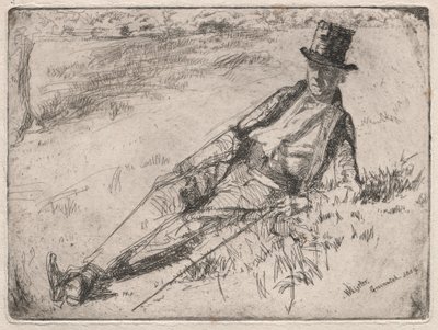 Greenwich Pensioner by James Abbott McNeill Whistler