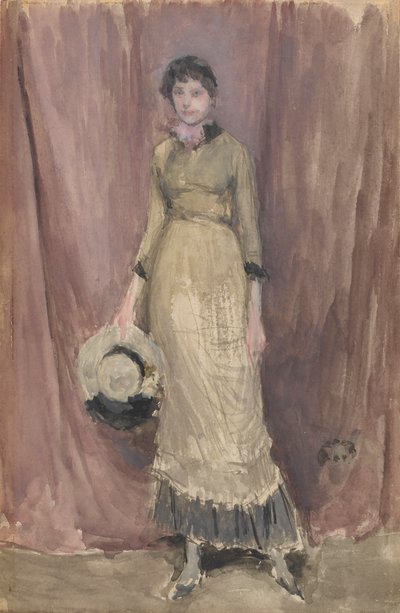 Harmony in Violet and Amber by James Abbott McNeill Whistler