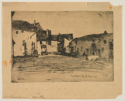 Liverdun from Twelve Etchings from Nature by James Abbott McNeill Whistler