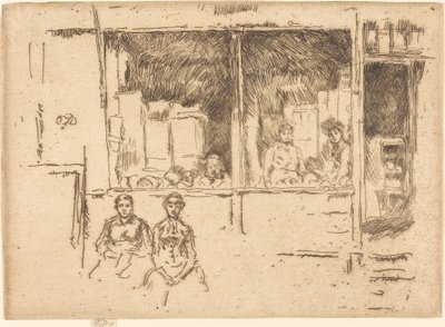 Melon-Shop, Houndsditch by James Abbott McNeill Whistler