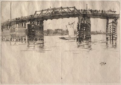 Old Battersea Bridge by James Abbott McNeill Whistler