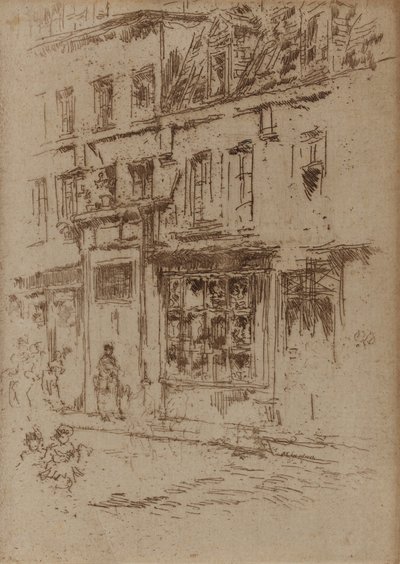 Petite Rue au Beurre, Brussels by James Abbott McNeill Whistler