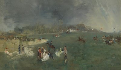 Horse Racing by James Abbott McNeill Whistler
