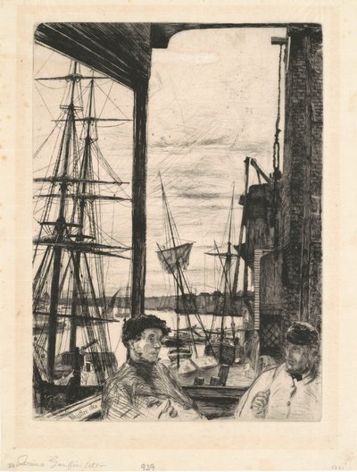 Rotherhithe, 1860 by James Abbott McNeill Whistler