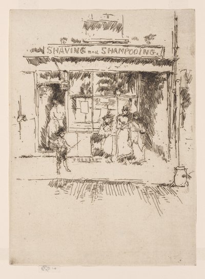 Shaving and Shampooing by James Abbott McNeill Whistler