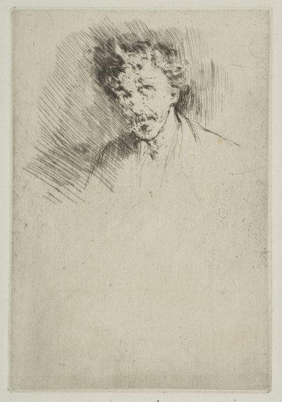 Whistler with the White Lock by James Abbott McNeill Whistler