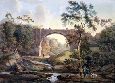 View of Tanfield Arch in the County of Durham, c.1811 by James Atkinson