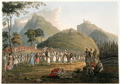 Assemblage of Gurkhas, from 