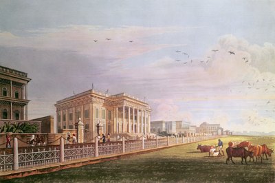 Town Hall, Calcutta, engraved by Robert Havell, pub. 1824 by James Baillie Fraser