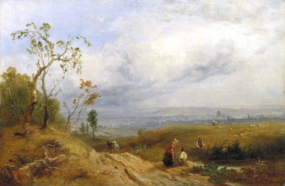 A Peep at the Metropolis from Hampstead Heath, 1841 by James Baker Pyne