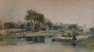 Windsor Castle from the Eton Play Ground, c1838 by James Baker Pyne