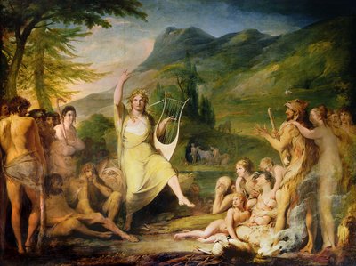 Orpheus, first in series of The Progress of Human Culture and Knowledge by James Barry