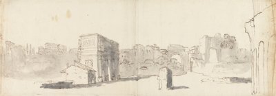 Rome, A View of the Arch of Constantine with Other Ruins by James Barry