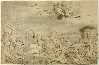 Study for Commerce or the Triumph of the Thames by James Barry